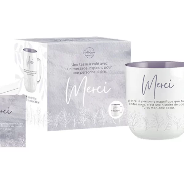 TASSE INSPIRANTES MERCI CHANTAL LACROIX