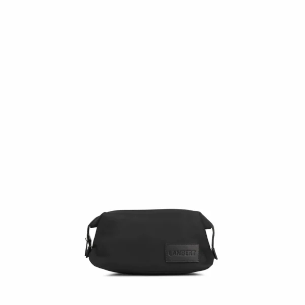 Alix – Trousse de toilette en nylon recyclé noir