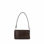 Le sac à bandoulière Alyssa 2 en 1 en cuir vegan expresso