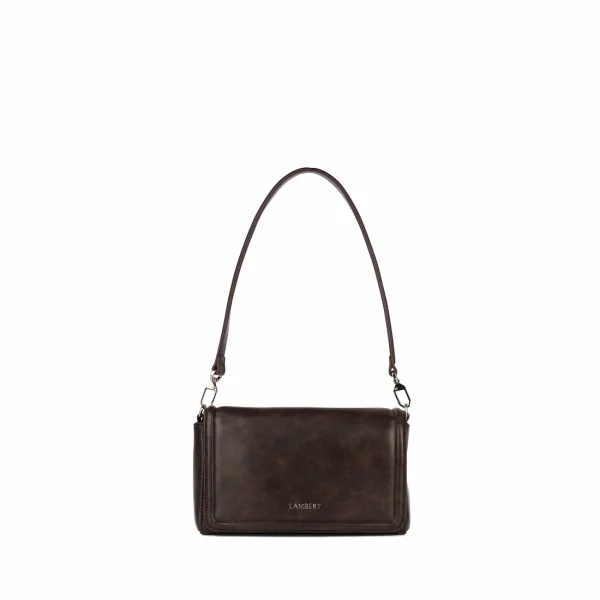Le sac à bandoulière Alyssa 2 en 1 en cuir vegan expresso