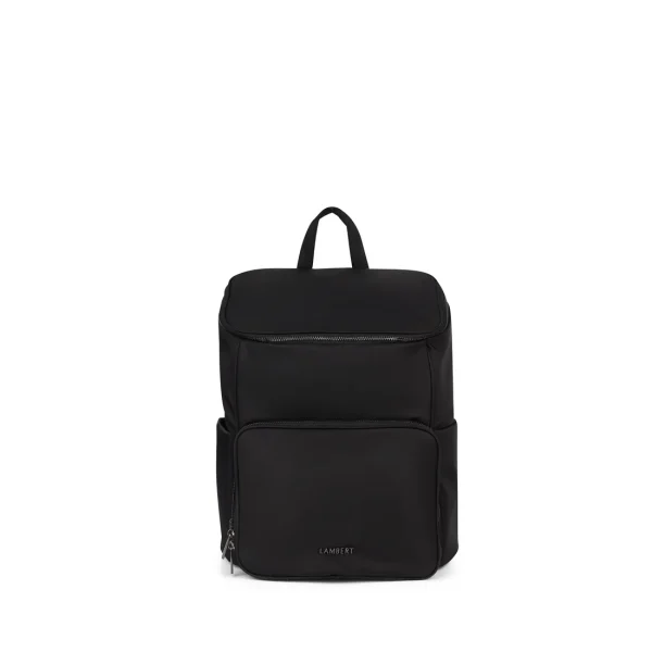 Le sac à dos de maternité Anabelle – en nylon recyclé noir
