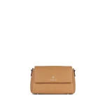 Le Judy - Sac à main bandoulière en cuir vegan camel
