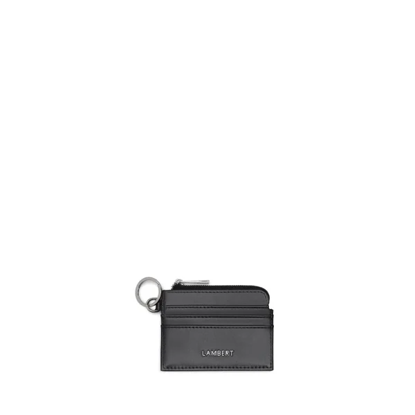 Le Melina - Porte-cartes en cuir vegan noir