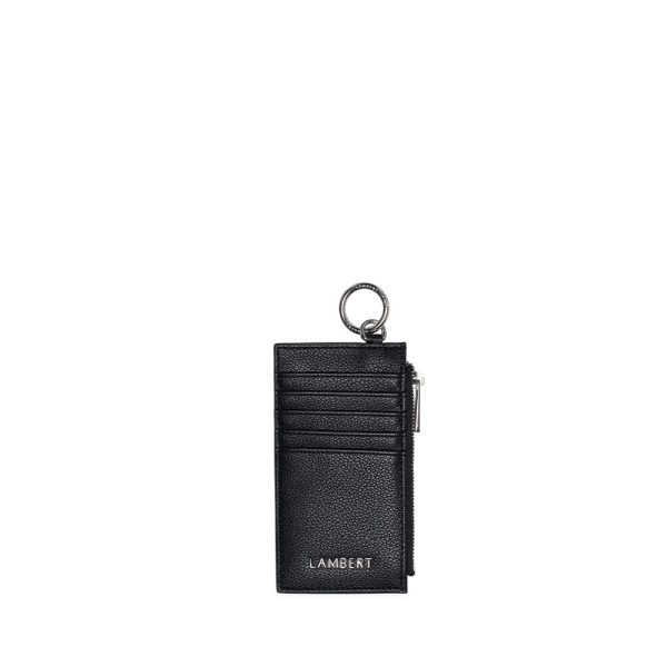 Le Phoebe - Porte-cartes en cuir vegan noir